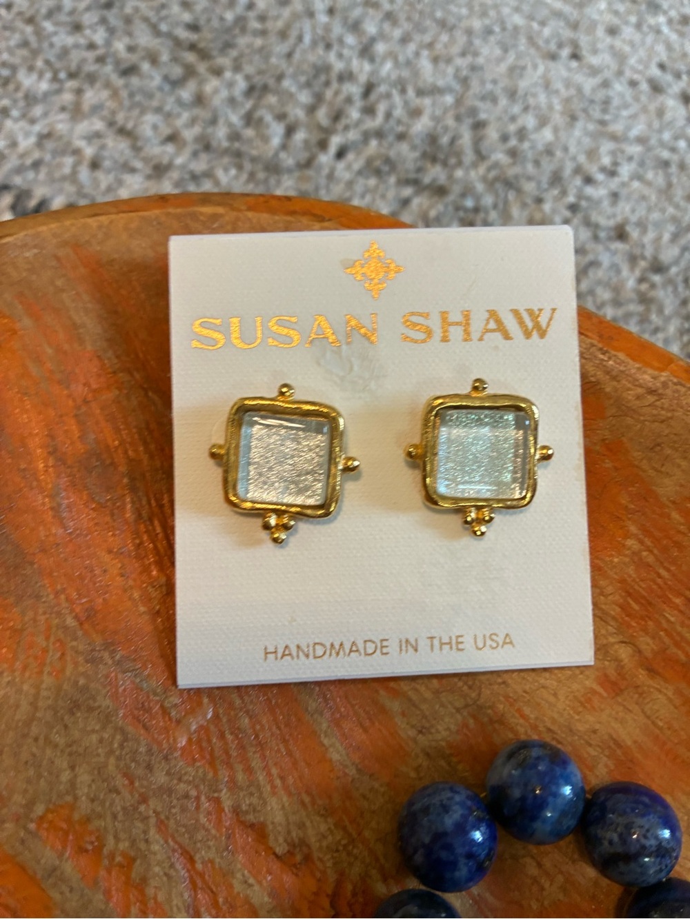 Susan Shaw Madeline White French
Glass Studs